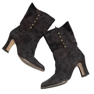 VINTAGE BELLINI BOOTS~EXOTIC ~SIDE ZIP CLOSURE Size 7B B46